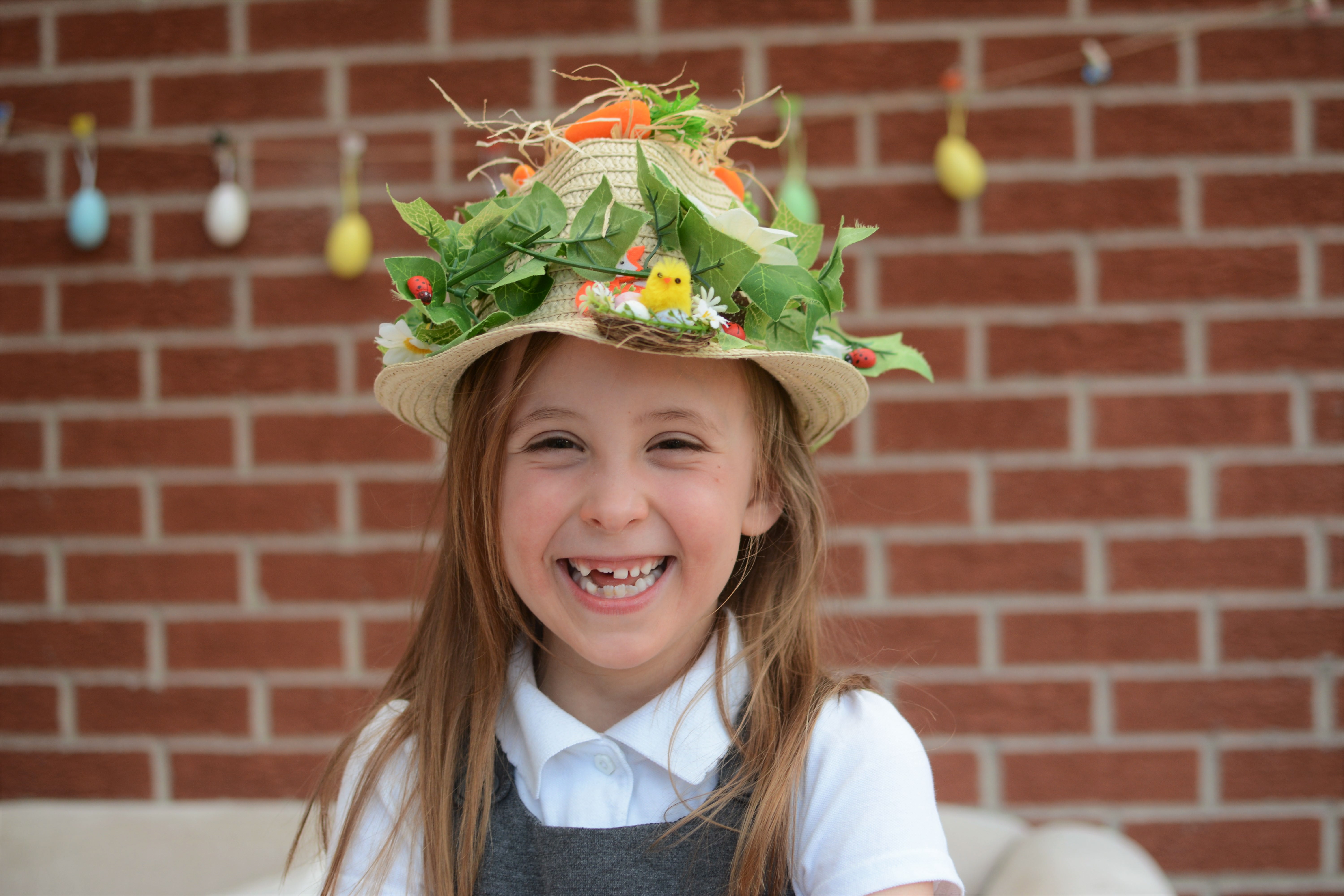 Easy Woodland Themed Easter Bonnet