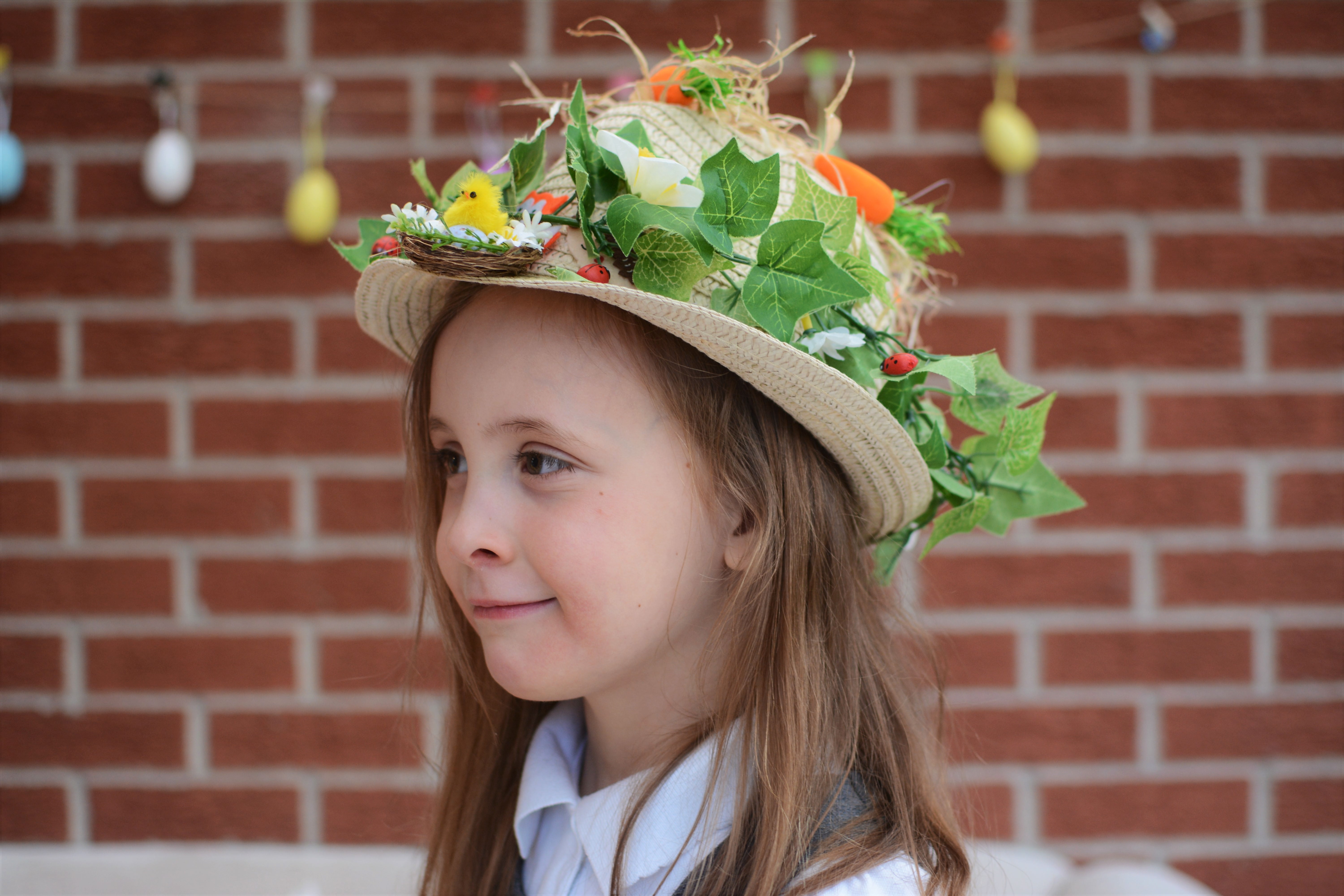 Easy Woodland Themed Easter Bonnet