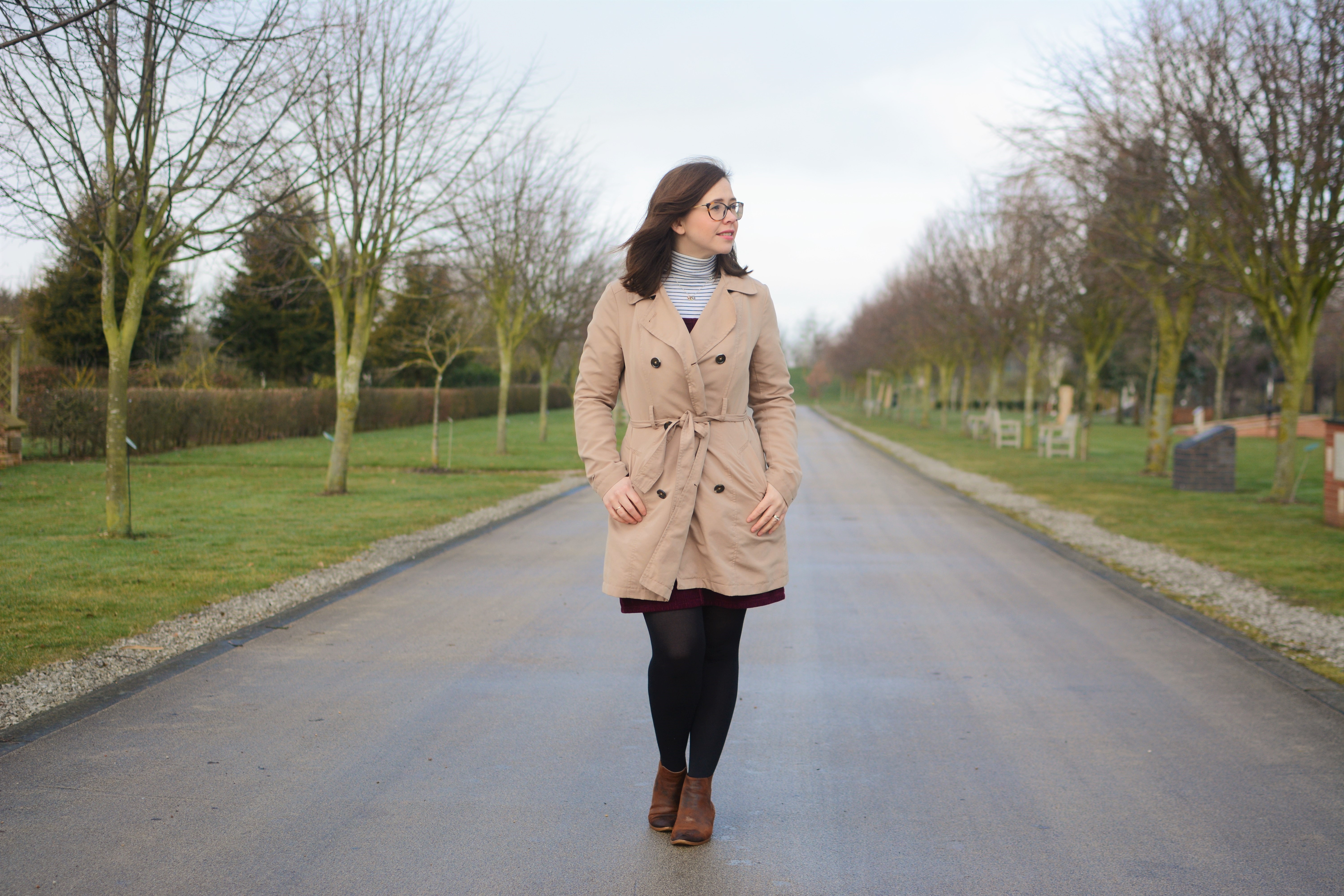 Topshop Pinafore Dress & Trench Coat - My Spring Essentials