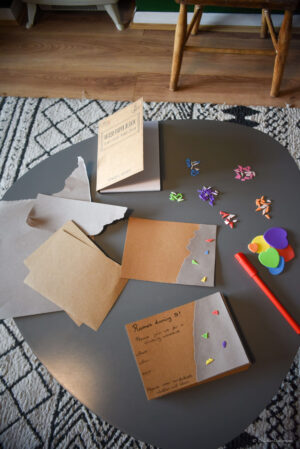 climbing party invitation diy